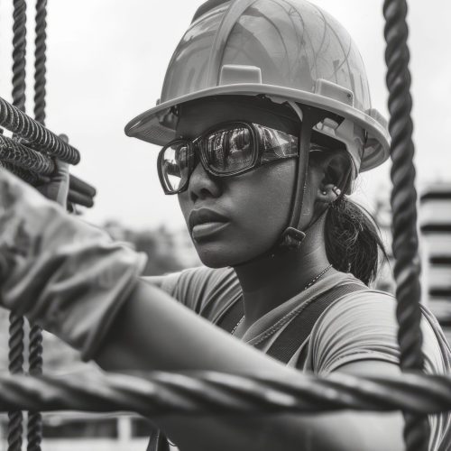 monochrome-scene-depicting-life-workers-construction-industry-site